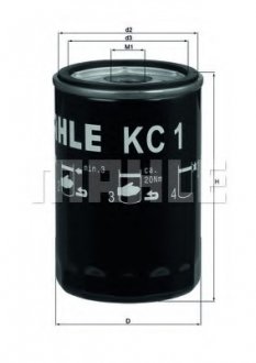 Фильтр топлива MAHLE / KNECHT KC1 (фото 1)