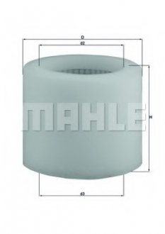 Фільтр повітряний MAHLE / KNECHT LX123 (фото 1)