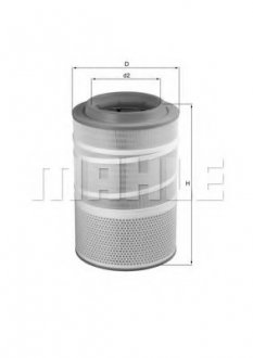 Повітряний фільтр MAHLE / KNECHT LX1278 (фото 1)