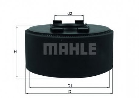 Воздушный фильтр MAHLE / KNECHT LX870 (фото 1)