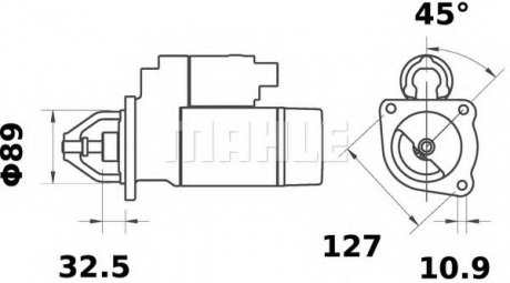 Стартер MAHLE / KNECHT MS 295