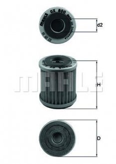 Фильтр MAHLE / KNECHT OX800