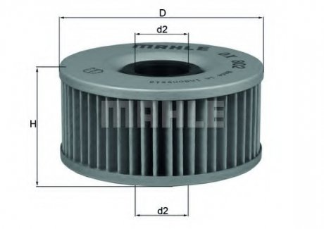 Фільтр MAHLE / KNECHT OX802 (фото 1)