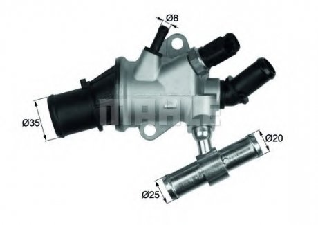 Термостат системи охолодження MAHLE / KNECHT TI15788