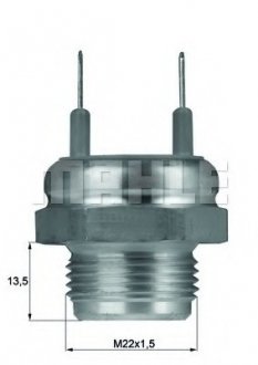 Термовыключатель вентилятора радиатора MAHLE / KNECHT TSW10D (фото 1)