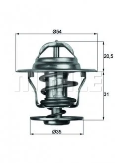 Термостат (Mahle) MAHLE / KNECHT TX 13 92 D
