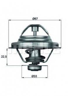 Термостат системы охлаждения MAHLE / KNECHT TX2480D (фото 1)