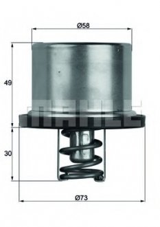 Термостат системи охолодження MAHLE / KNECHT TX3779