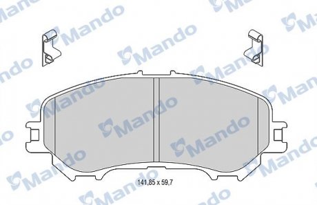 Гальмівні колодки дискові MANDO MBF015287