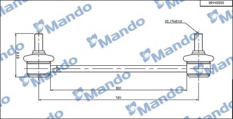 Тяга стабілізатора MANDO MSC010099 (фото 1)