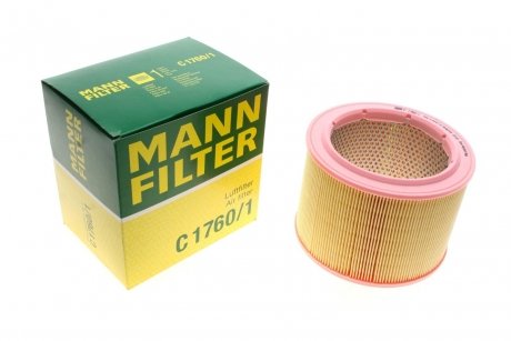 Фильтр воздушный (выр-во) MANN C1760/1