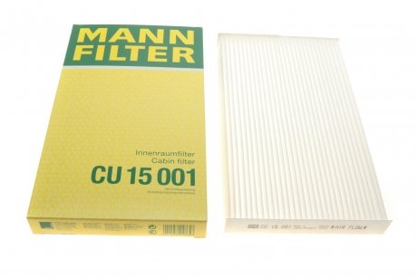 Фильтр салонный MANN CU15001 (фото 1)