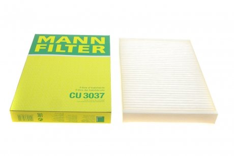 Фильтр салона (выр-во) MANN CU3037 (фото 1)