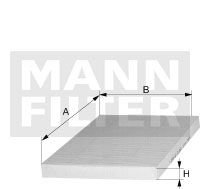 Фільтр повітря (салону) MANN CU30392 (фото 1)