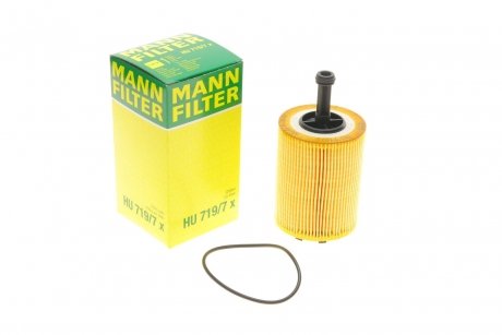 Фильтрующий элемент масляного фильтра VW - TRANSPORTER T4, T5 MANN HU 719/7 X