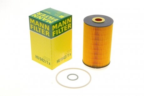Фильтрующий элемент масляного фильтра MANN HU 942/1 X