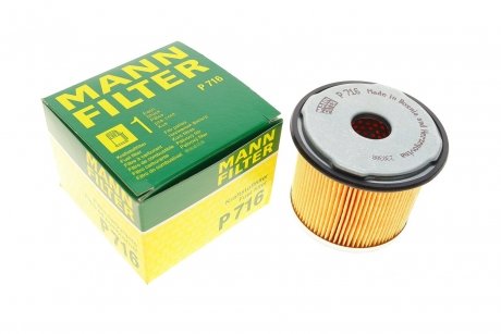 Фильтр топливный FIAT SCUDO, PEUGEOT PARTNER 96-02 (выр-во) MANN P716