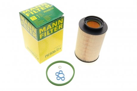 Фильтрующий элемент топливного фильтра MANN PU 936/2 X (фото 1)