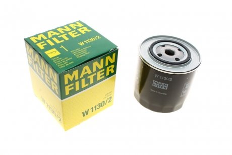 Фильтр масляный AUDI 100, A6 2.5 TDI 91-97 (выр-во) MANN W1130/2 (фото 1)