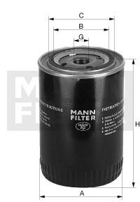 Фільтр масла MANN W681 (фото 1)