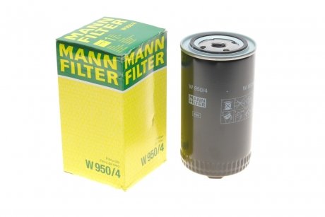 Фільтр масляний MANN W 950/4 (фото 1)