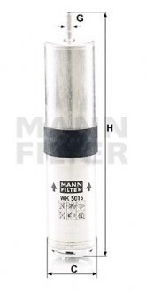 Фильтр топлива MANN WK5015Z