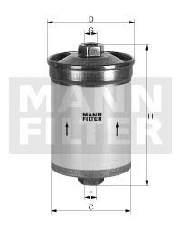 Топливный фильтр MANN WK 618 (фото 1)