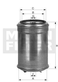 Фильтр топлива MANN WK8421