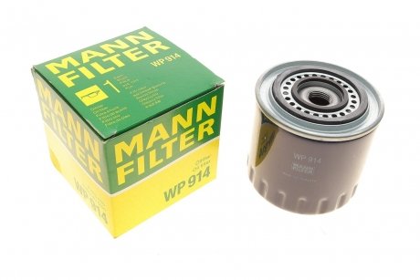 Фильтр масляный RENAULT MASTER I 2.5 D (выр-во) MANN WP914 (фото 1)