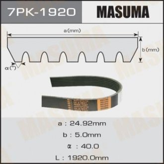 MASUMA 7PK1920 (фото 1)
