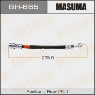 Шланг гальмівний MASUMA BH665