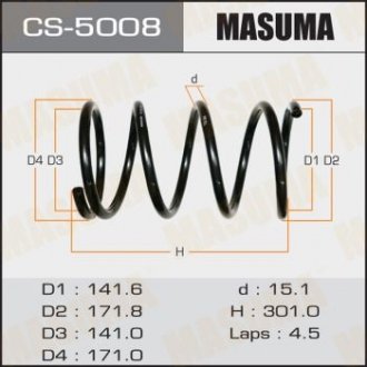 Пружина MASUMA CS5008 (фото 1)