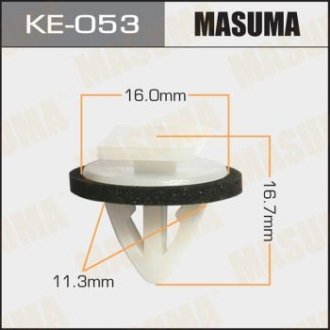 Кліпса (кратно 50) MASUMA KE-053 (фото 1)