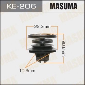 Кліпса (кратно 50) MASUMA KE-206 (фото 1)