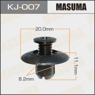 Клипса (кратно 50) MASUMA KJ-007 (фото 1)