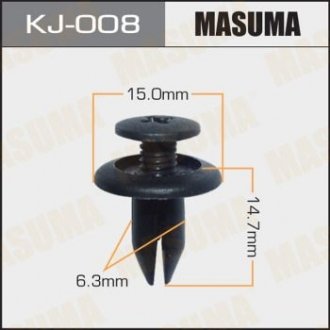 Клипса (кратно 50) MASUMA KJ-008 (фото 1)