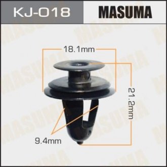 Клипса (кратно 10) MASUMA KJ018 (фото 1)