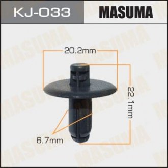 Клипса (кратно 50) MASUMA KJ-033 (фото 1)