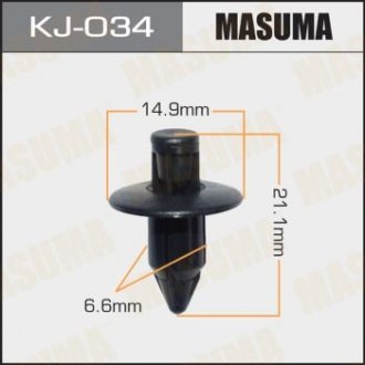 Клипса (кратно 50) MASUMA KJ-034 (фото 1)