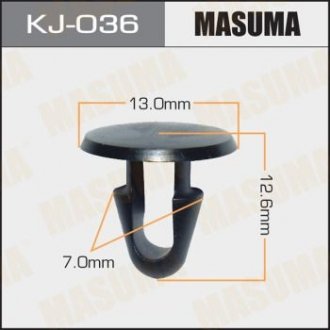 Клипса (кратно 50) MASUMA KJ-036 (фото 1)