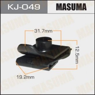 Клипса (кратно 50) MASUMA KJ-049 (фото 1)