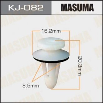 Клипса (кратно 50) MASUMA KJ-082 (фото 1)