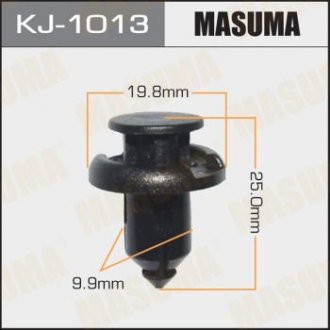 Кліпса кріплення бампера Honda Accord, CR-V (кратно 50) MASUMA KJ-1013 (фото 1)
