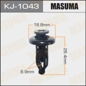 Клипса (кратно 50) MASUMA KJ-1043 (фото 1)