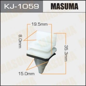 Кліпса (кратно 50) MASUMA KJ-1059 (фото 1)