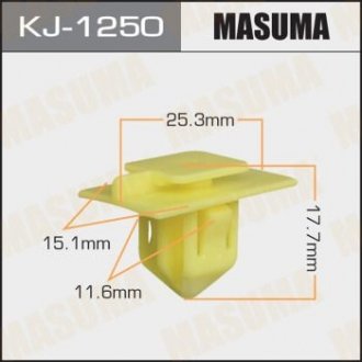 Клипса (кратно 50) MASUMA KJ-1250 (фото 1)