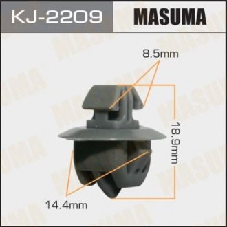 Клипса (кратно 50) MASUMA KJ-2209 (фото 1)