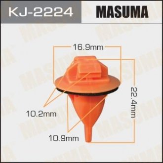 Клипса (кратно 50) MASUMA KJ-2224 (фото 1)