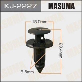 Кліпса (кратно 50) MASUMA KJ-2227 (фото 1)