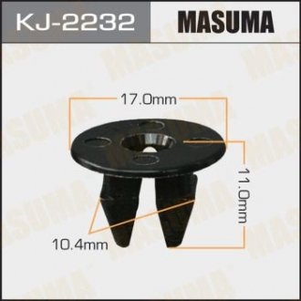 Клипса (кратно 50) MASUMA KJ-2232 (фото 1)